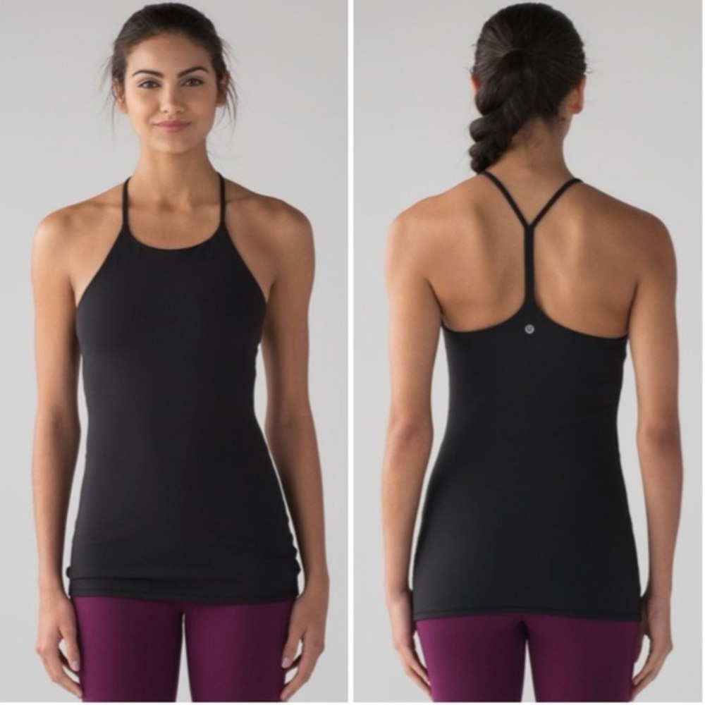 Lululemon Athletica Sun Setter tank black size 10